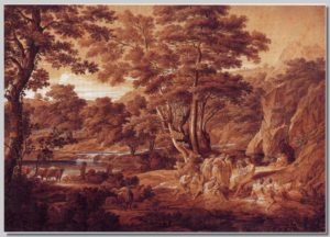 Landschaft mit Apoll unter den Hirten