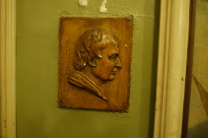 Relief von Joseph Anton Koch im Caffè Greco, Rom