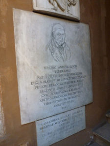 Lapide di Joseph Anton Koch al cimtero teutonico di Roma - 