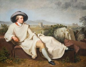 Das berühmte Portrait von Goethe in Italien (Tischbein)