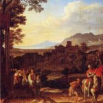 Landschaft mit heiligem Martin